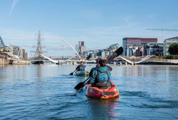 Kayaking On The River Liffey Stag Do Ideas