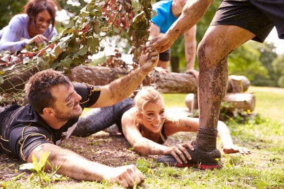 Swansea Muddy Assault Course Challenge Corporate Event Ideas