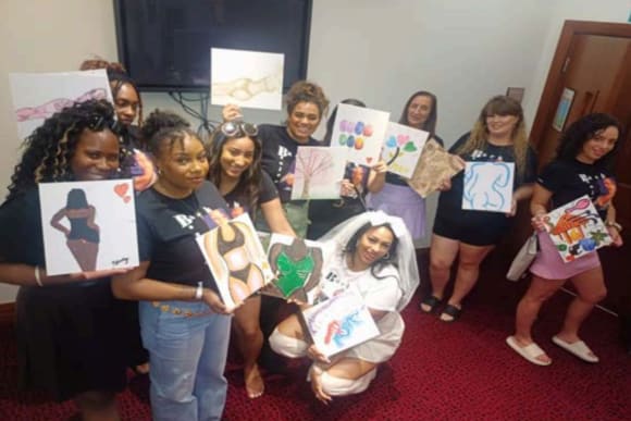 Bristol Paint & Sip Hen Experience Hen Do Ideas