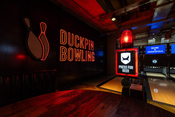 London Bowling At BrewDog Activity Weekend Ideas