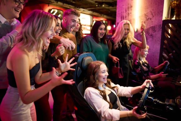 Birmingham F1 Arcade - Cockpit Package Hen Do Ideas