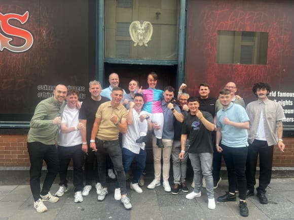 Newcastle Hour Handcuffed Dwarf With Geordie Crawl Stag Do Ideas