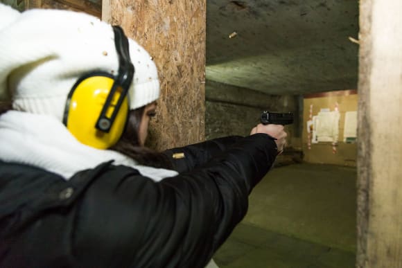 Sofia Pistol Shooting - 25 Bullets Hen Do Ideas