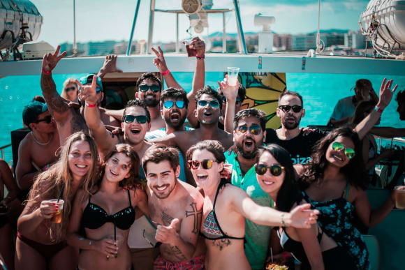 Ibiza Daytime Boat Cruise Hen Do Ideas