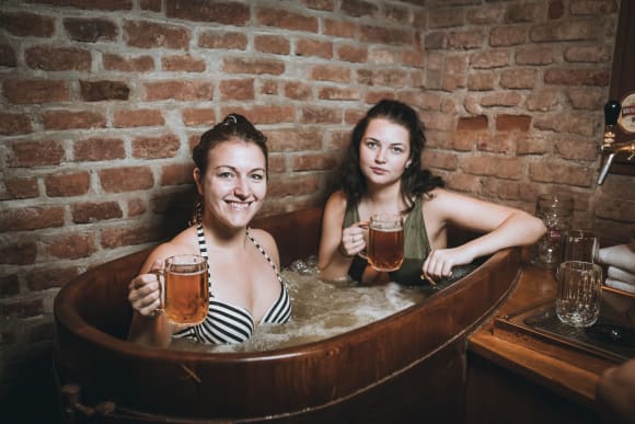 Prague Beer Spa Hen Do Ideas
