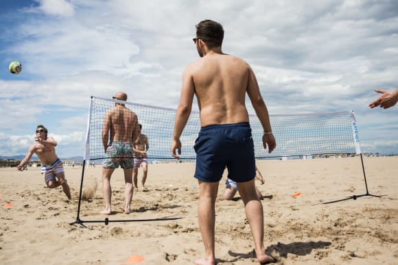 Barcelona Beach Games Stag Do Ideas