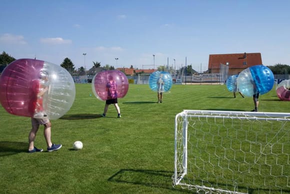 Zorb Football With Transfers Corporate Event Ideas