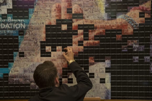 Giant Mosaic Making Corporate Event Ideas