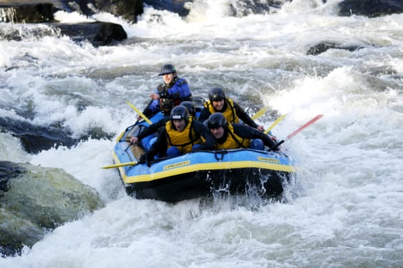 Edinburgh Summer White Water Rafting - Grade 2-5 Stag Do Ideas