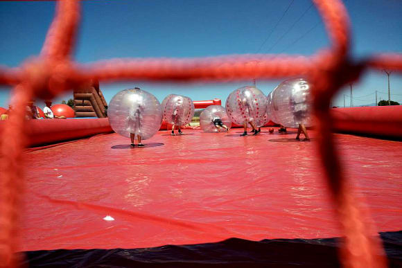 Madrid Zorb Football Stag Do Ideas