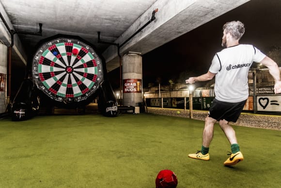 Edinburgh Foot Darts Activity Weekend Ideas