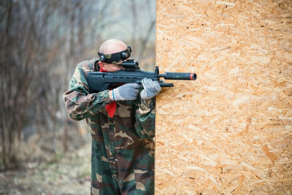 Outdoor Laser Combat Stag Do Ideas
