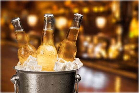 Newcastle Beer Bucket & Reserved Table Corporate Event Ideas