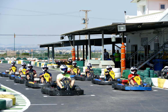 Split Outdoor Go Karting - 20 Min Sprint Race Stag Do Ideas