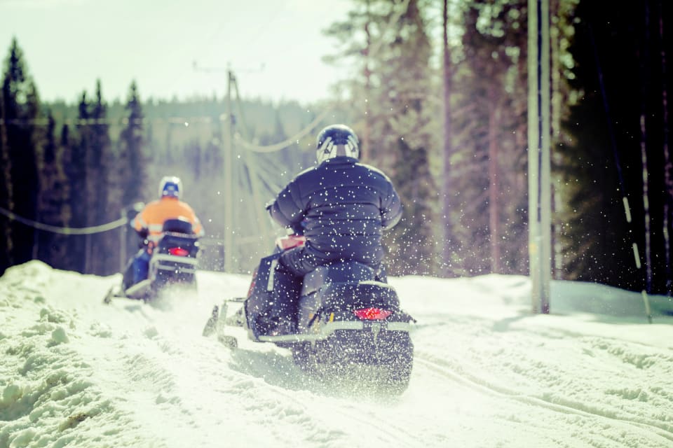 Snowmobiling — Hen Do activity in Tallinn