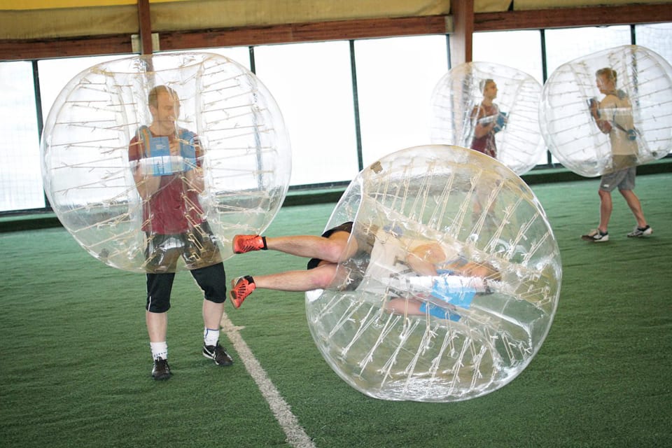 Zorb Football — Stag Do activity in Wroclaw