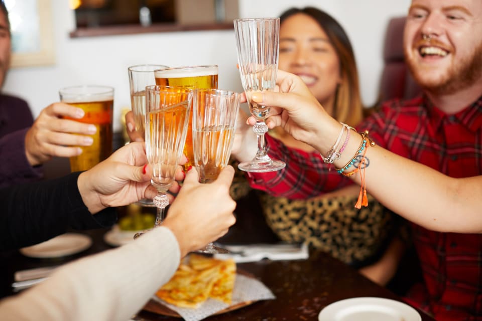 Three-Course Feast & Bottomless Drinks — Hen Do activity in London