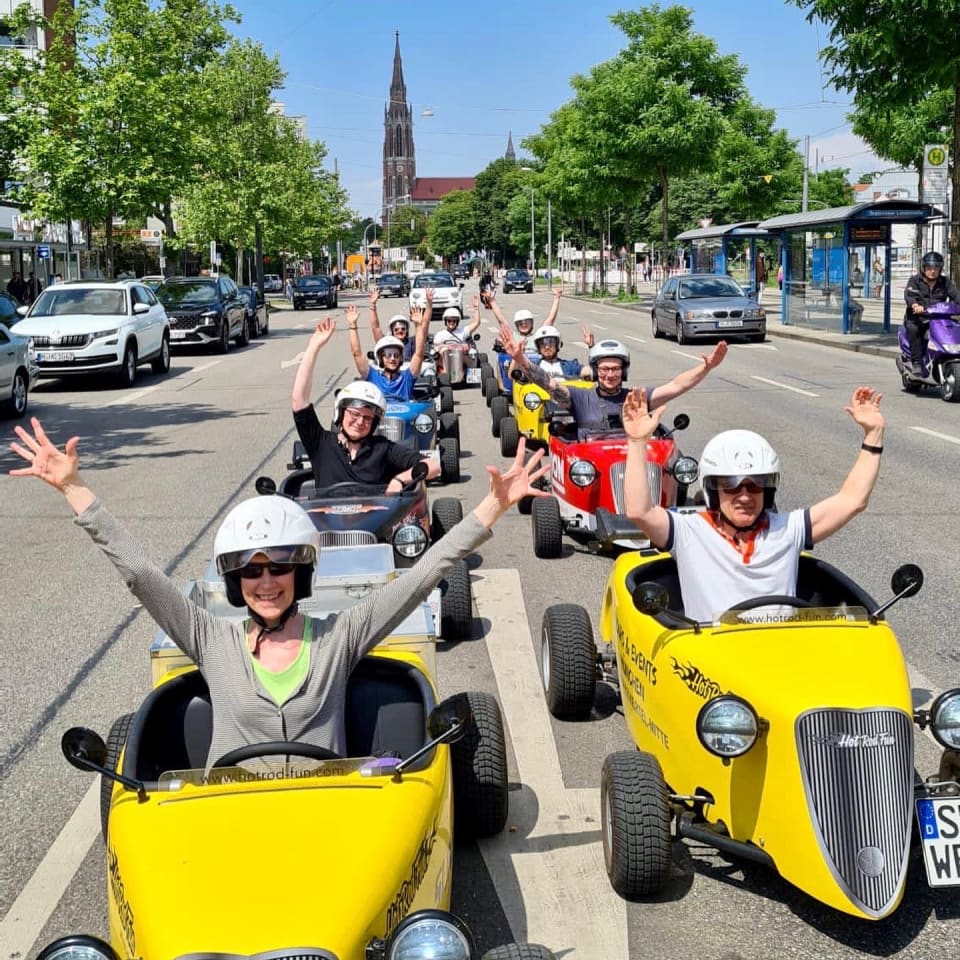 Hot Rod City Tour — Hen Do activity in Munich