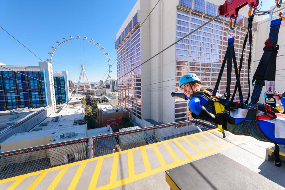 Fly Linq Zipline & High Roller Experience — Hen Do activity in Las Vegas
