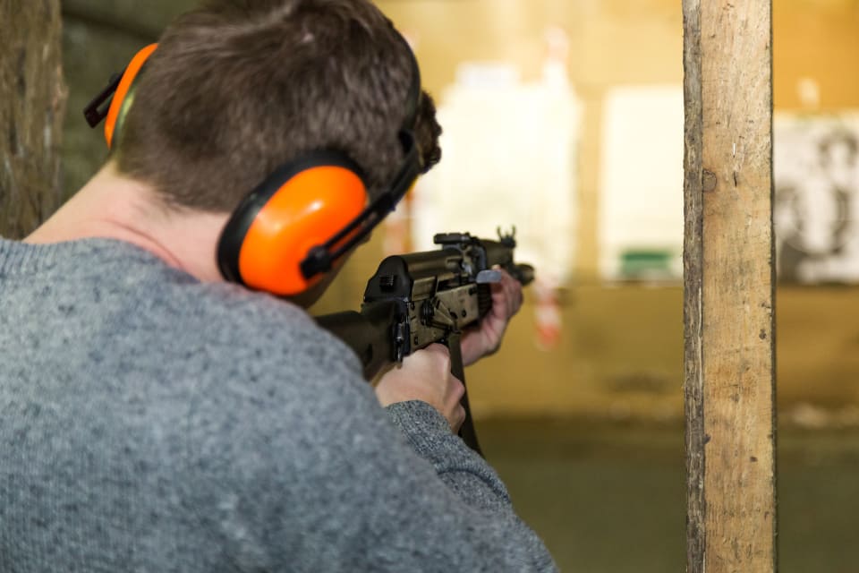 AK-47 Shooting — Stag Do activity in Brno