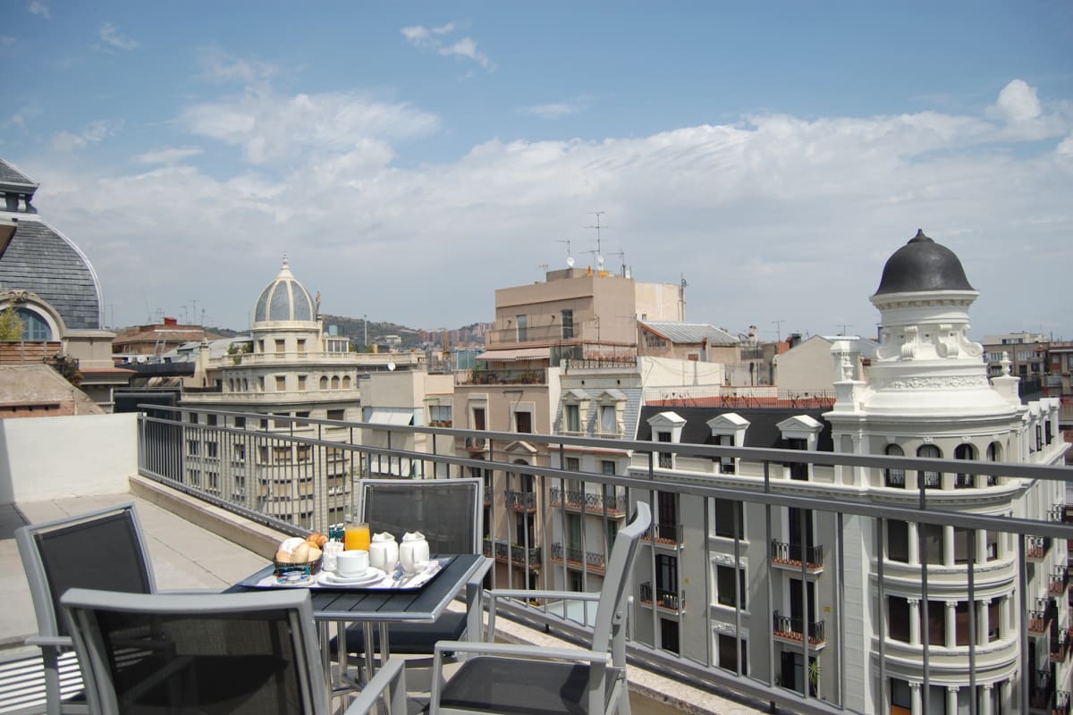 Abba Balmoral Hotel - Barcelona_terrace_view