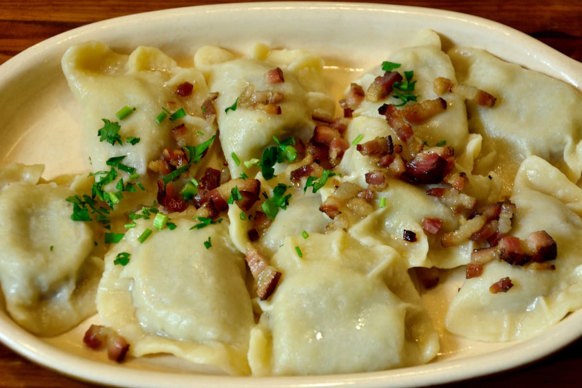 Traditional Polish Dinner, Pierogi / Dumplings