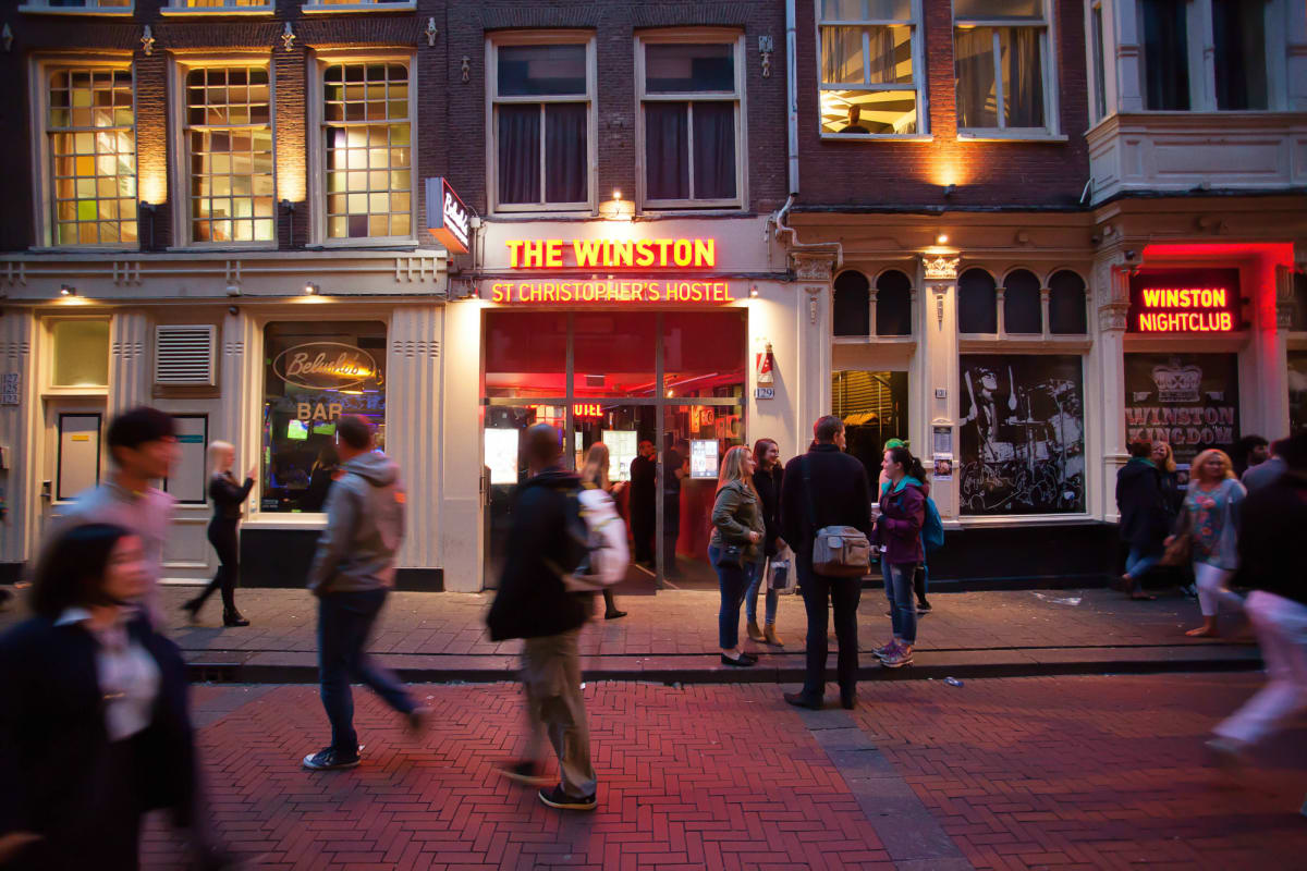 St Christophers Inn Amsterdam - front outside