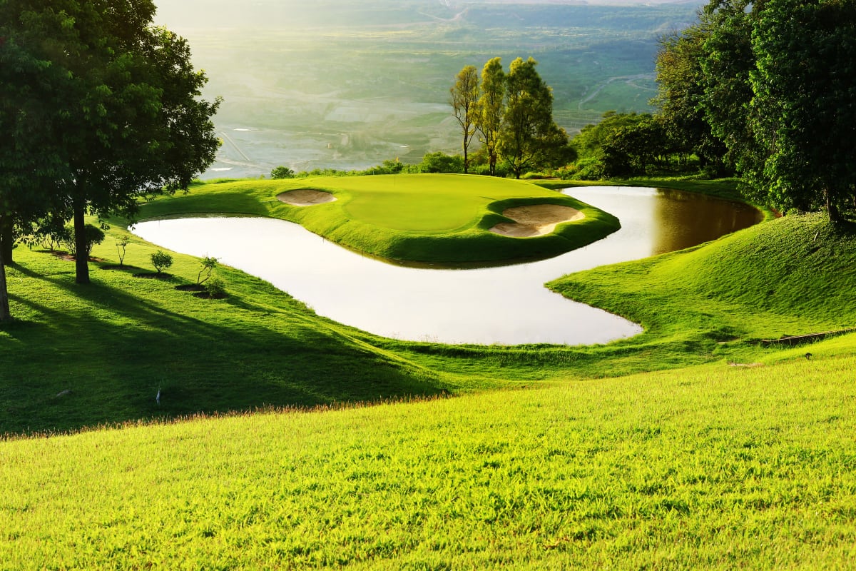 A golf course