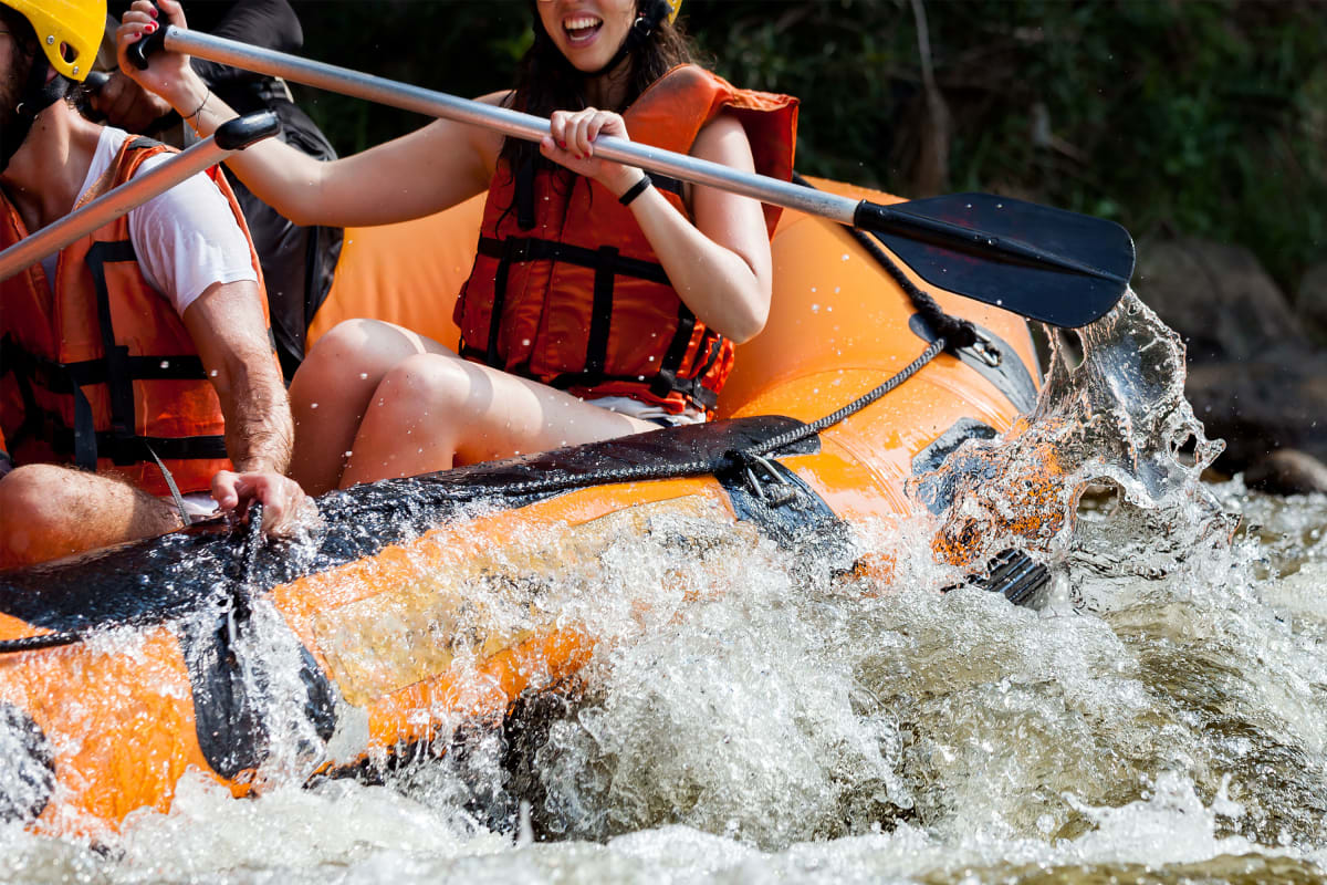 White Water Rafting Hen