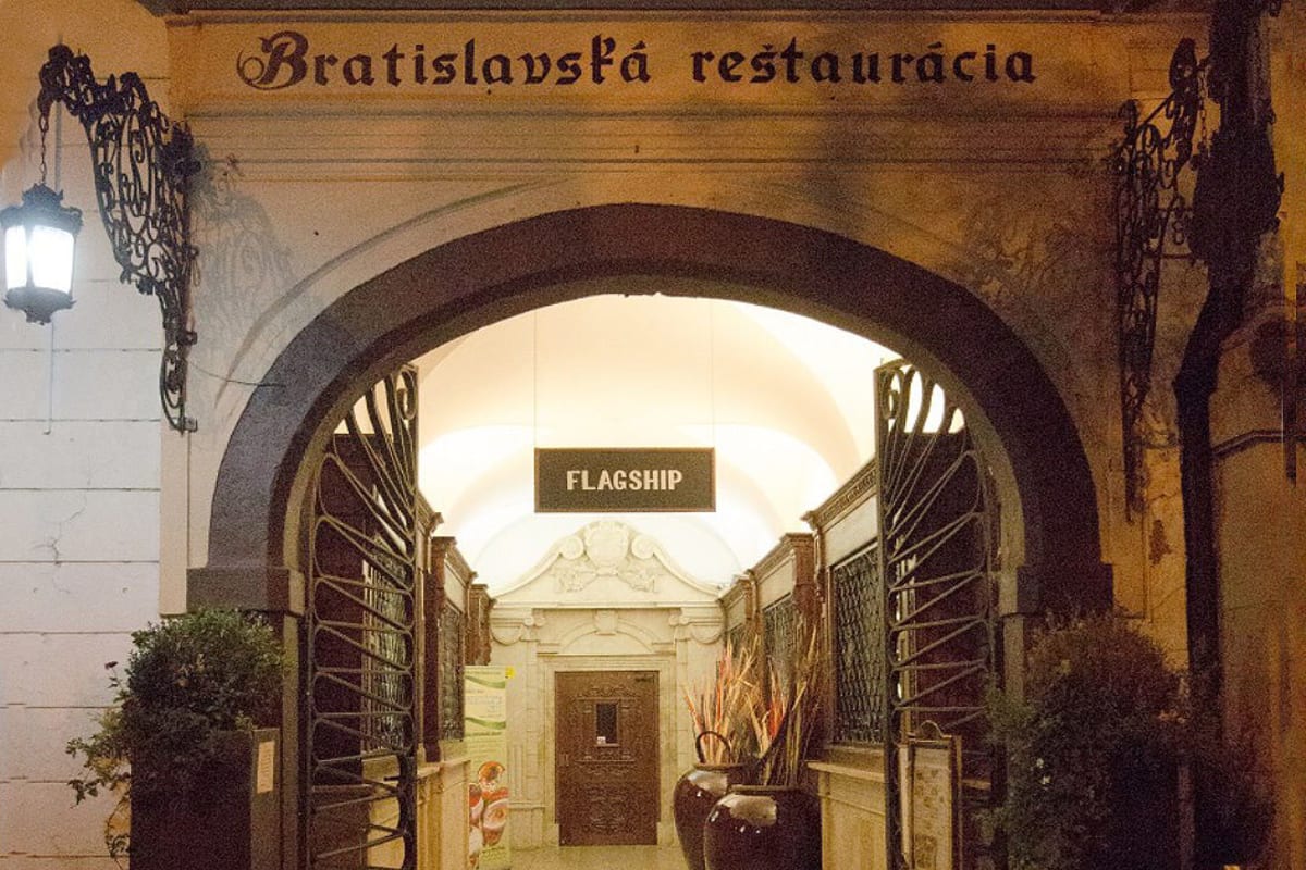 Bratislava Flagship Restaurant entrance