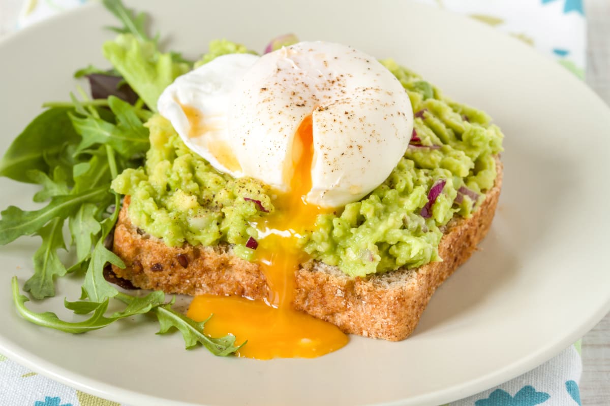 egg avocado toast