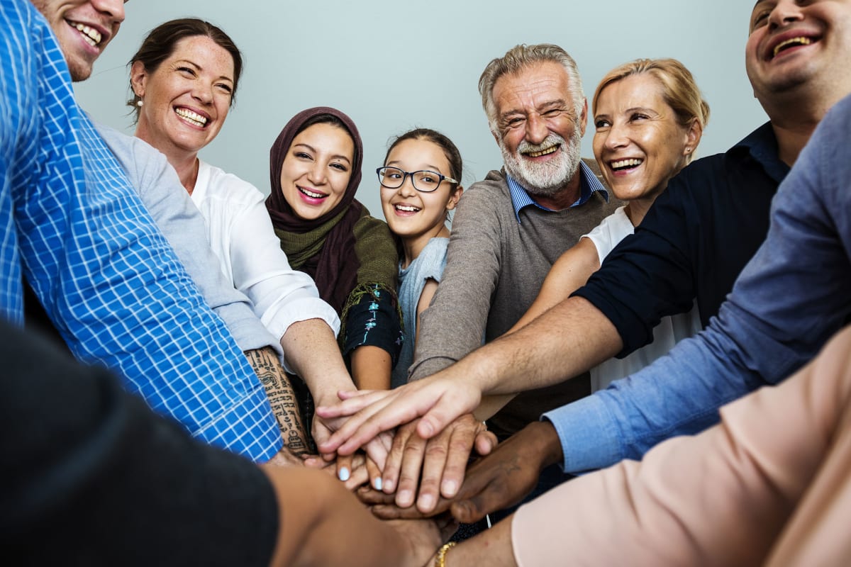 diverse corporate team