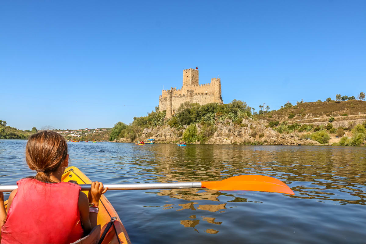 canoeing Tagus River