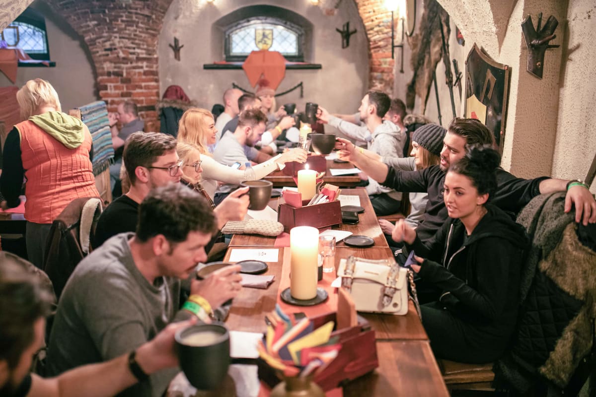 Group Medieval meal Riga