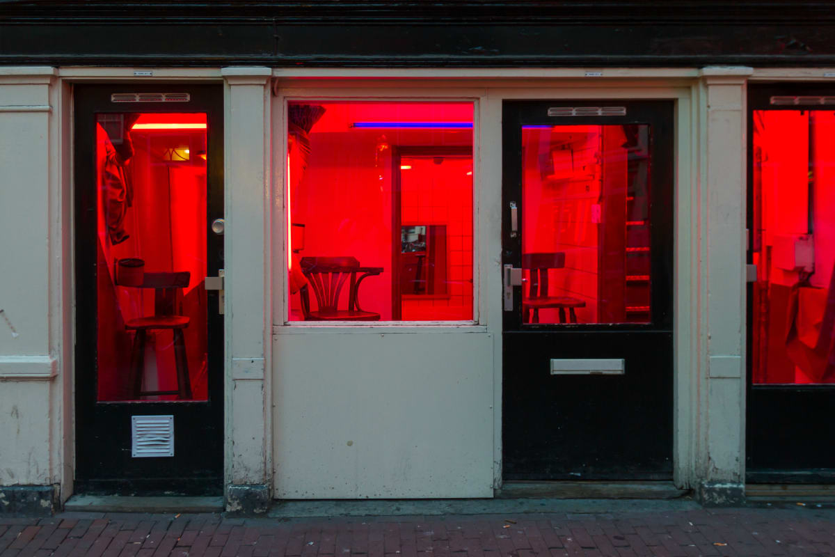 red light district