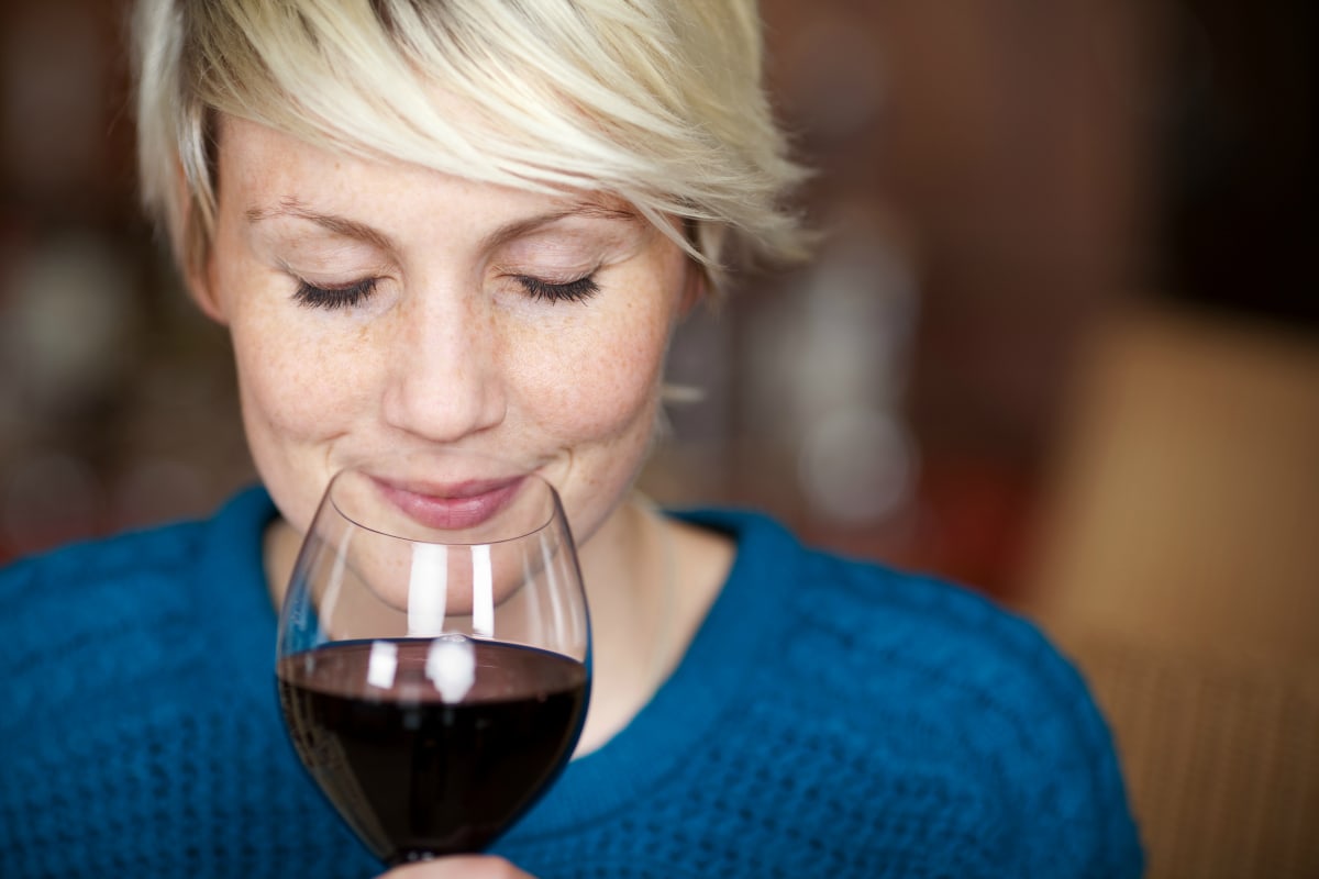 Woman Wine Tasting