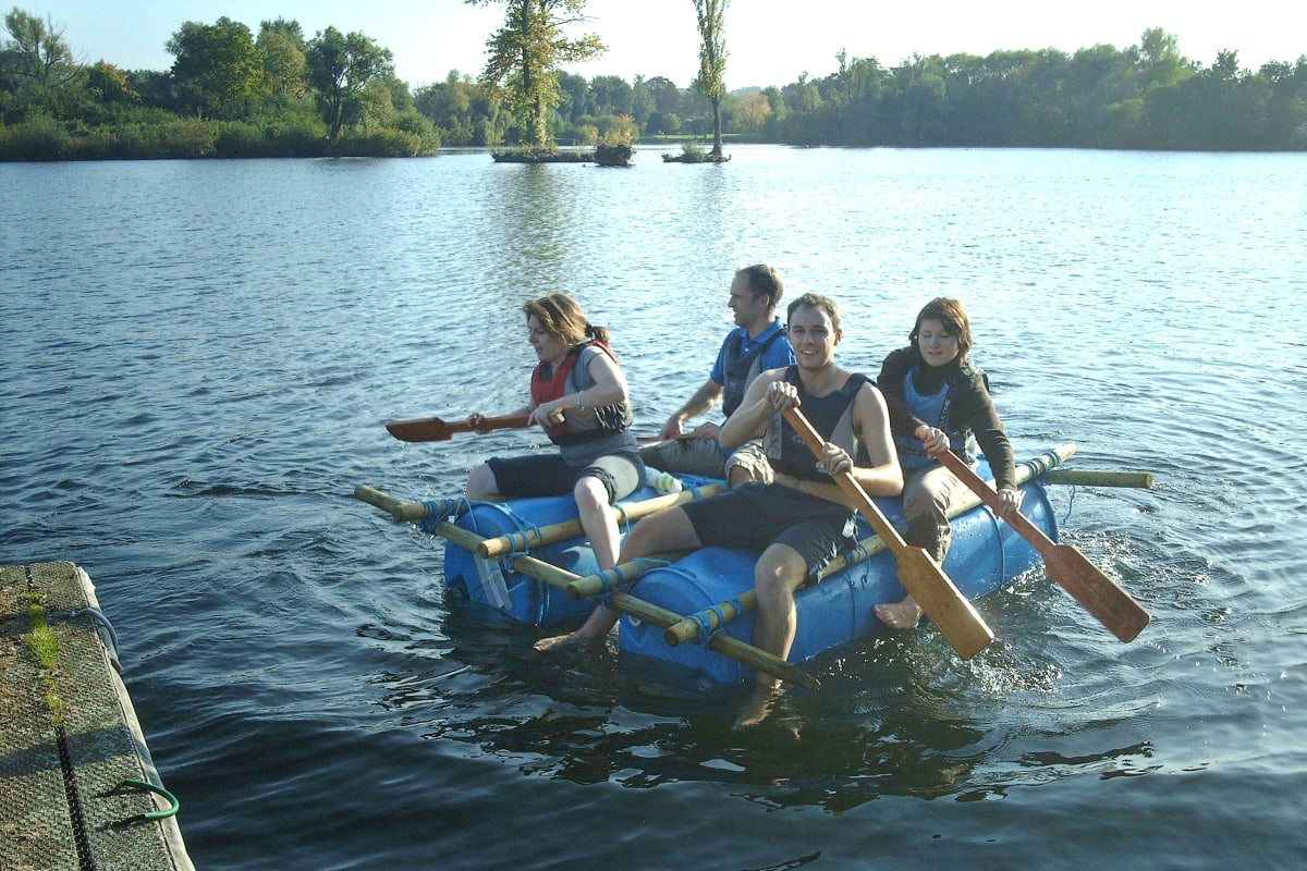 Wraysbury Lake Activity Centre, Raft Building