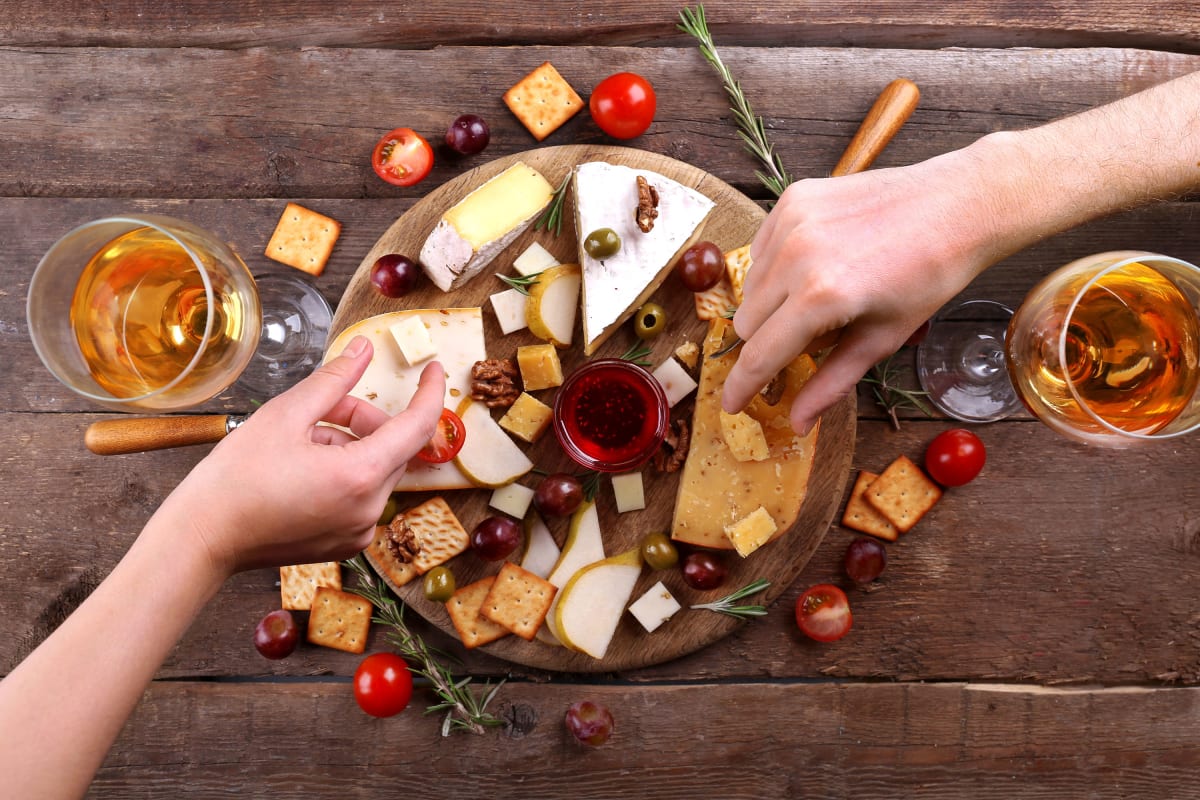 cheese board tasting