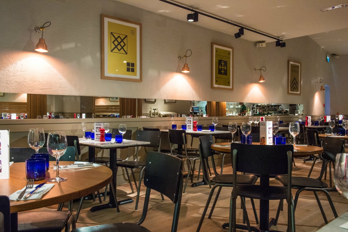 Pizza Express Cardiff - Interior of restaurant-2