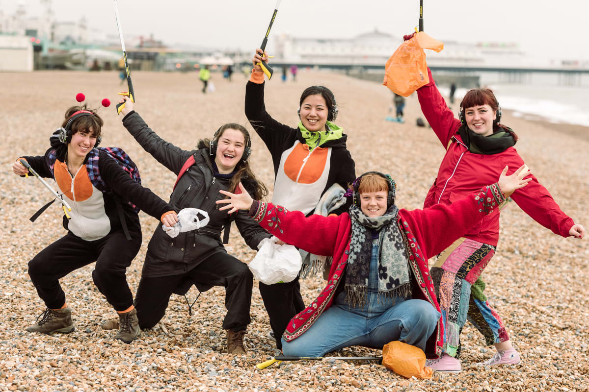 SILENT DISCO BEACH CLEAN