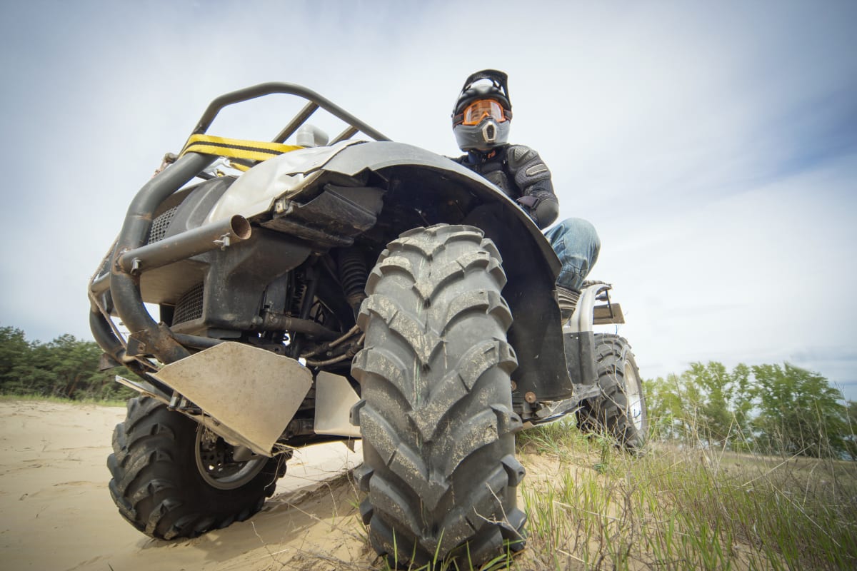 A quad bike