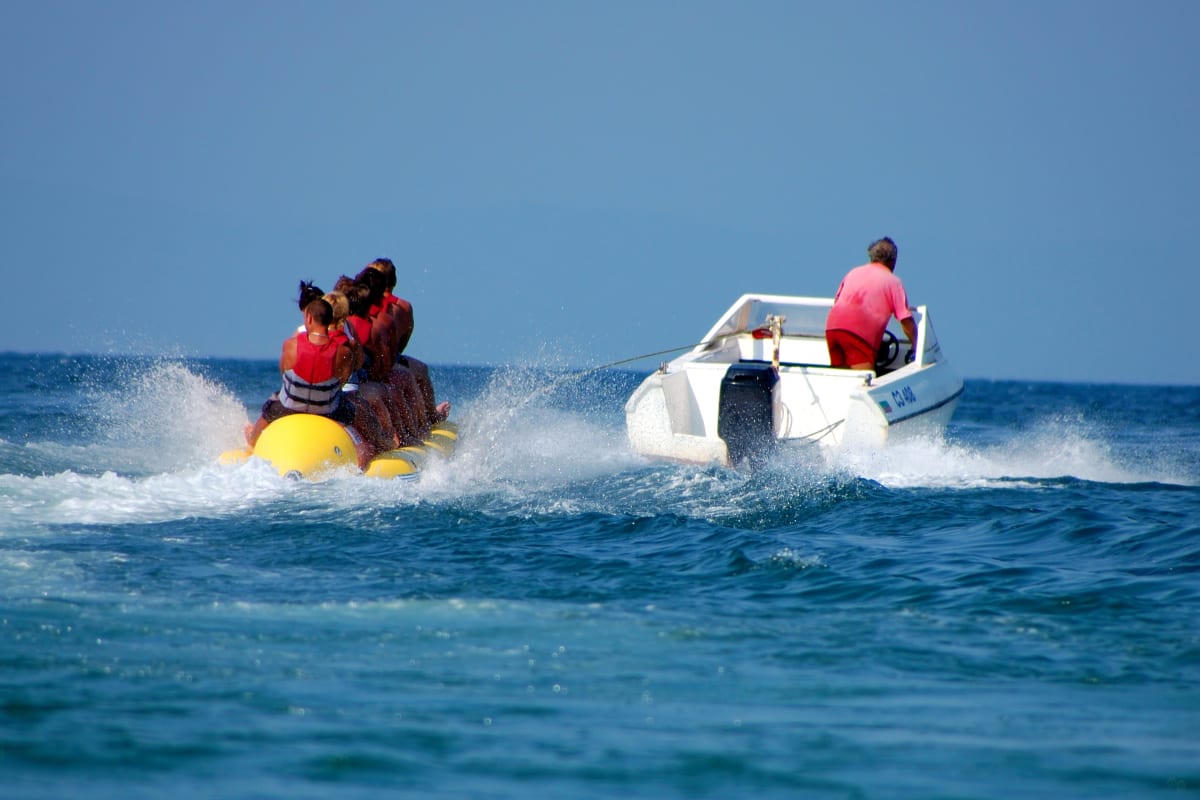 A banana boat ride