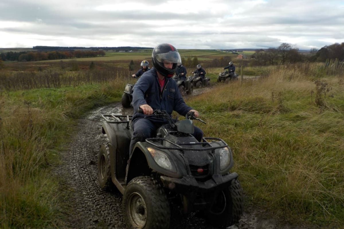 Battlezone Paintball Edinburgh - quad bike track 2