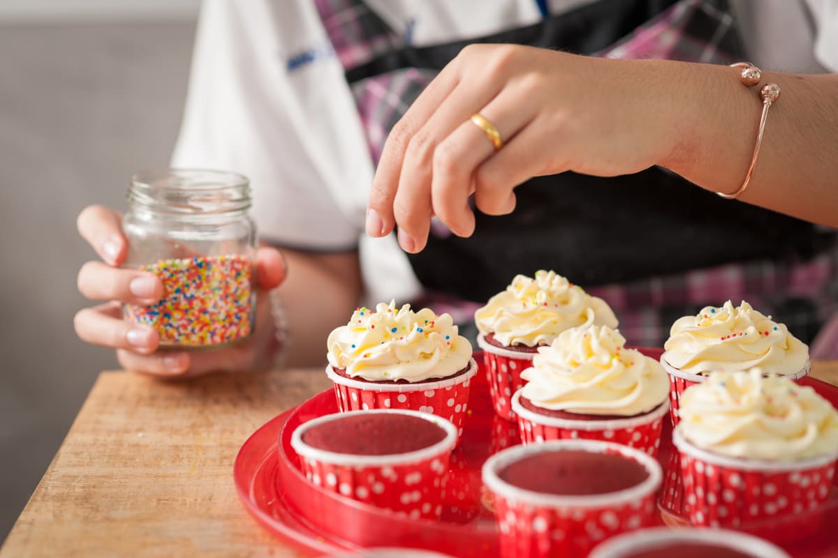 Cupcake making session
