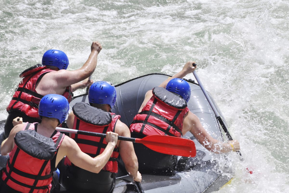 white water rafting