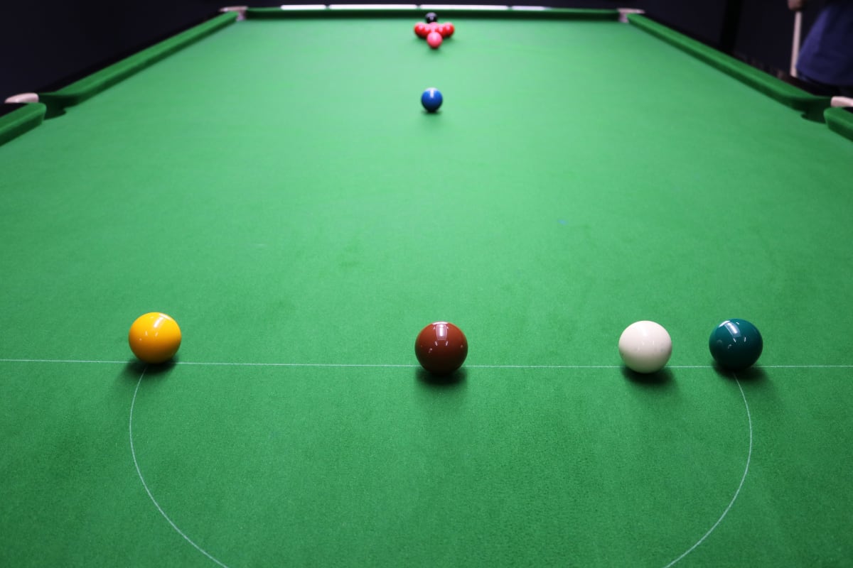 A Snooker table
