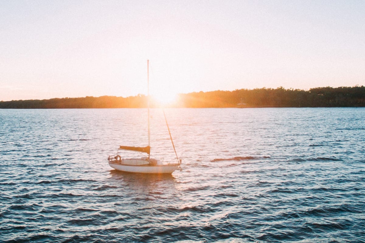 A sailing boat