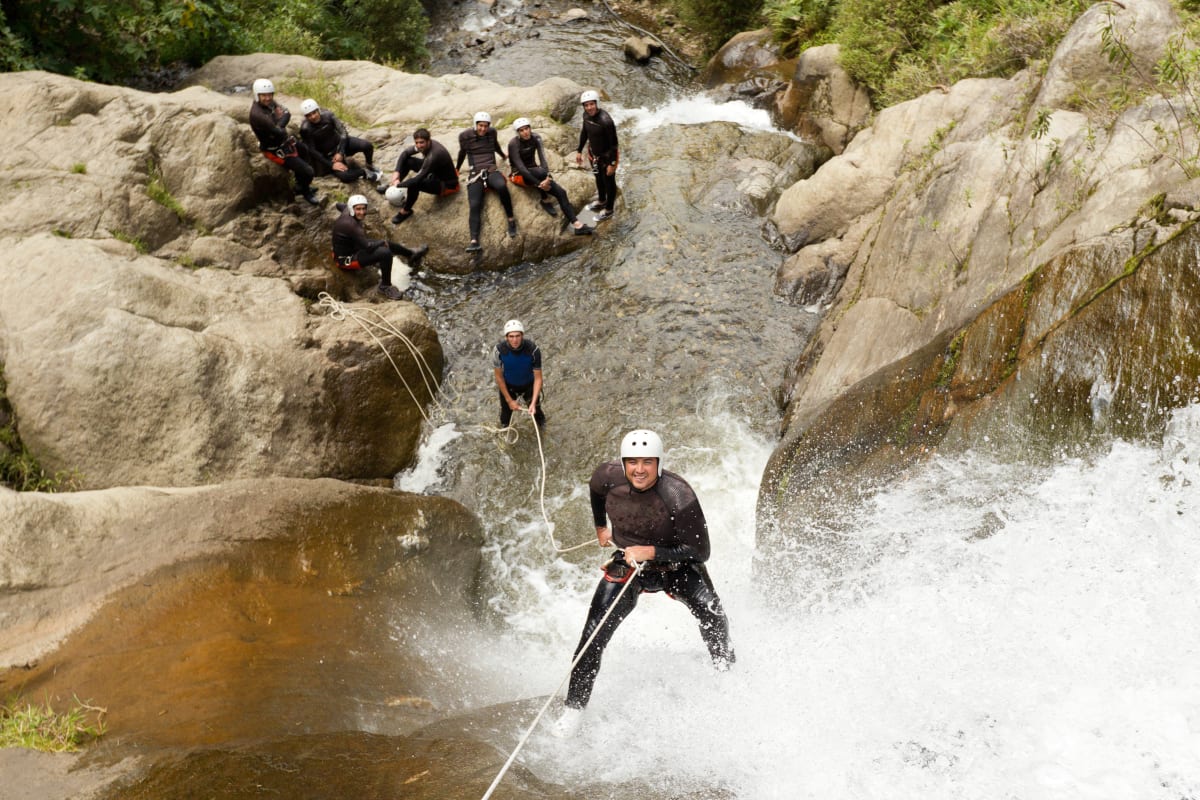 climbing coasteering and canyoning