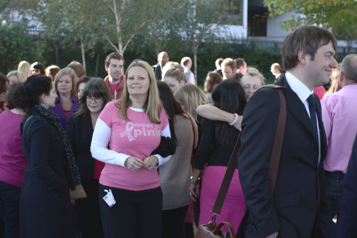 World record attempt for the longest bra chain set to get hooked up at West  End