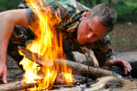 Starting a Fire, Into the Wild - Elite Survival Training